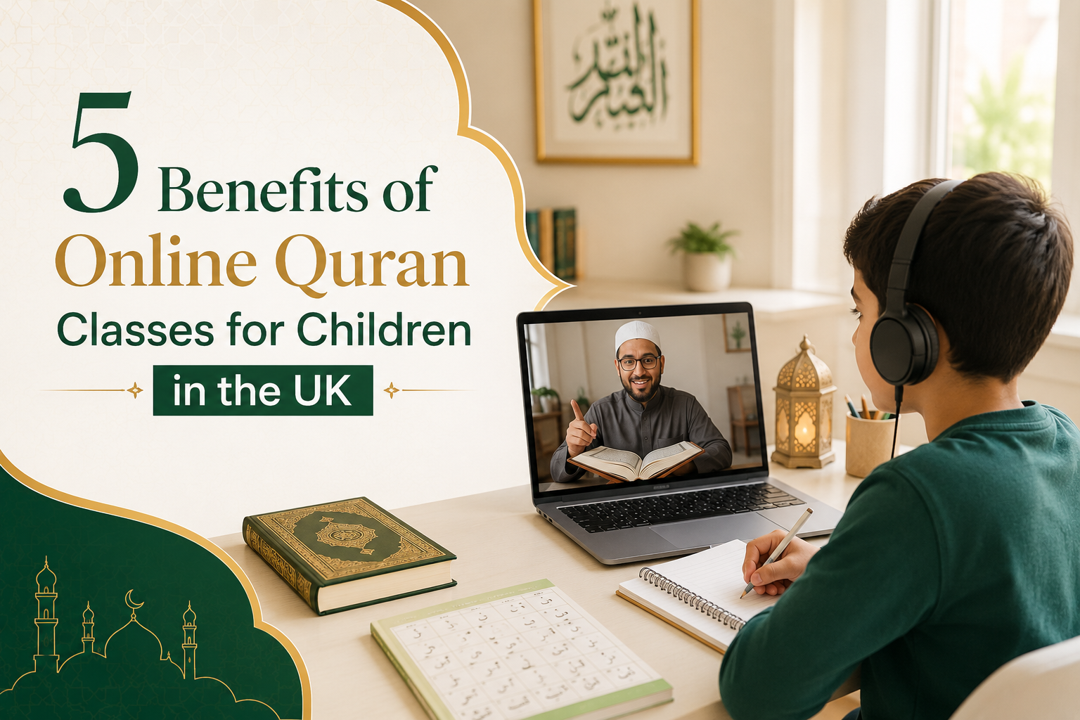 5 Benefits of Online Quran Classes for Children in the UK